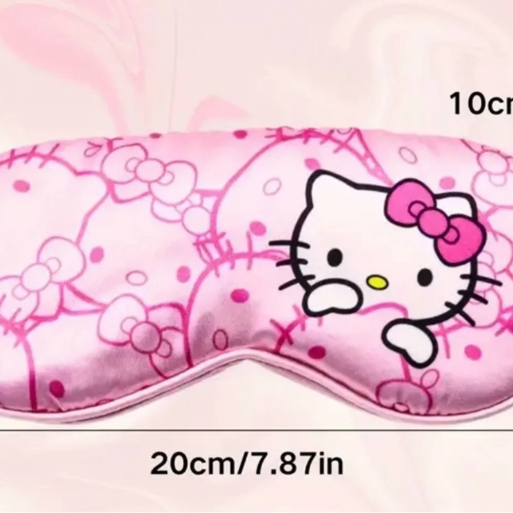 Kitty Pink Satin Sleep Eye Mask NWOB